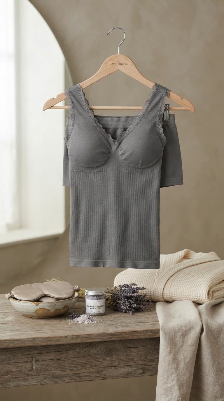 Lace Trim Cami Shorts Set